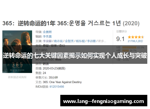 逆转命运的七大关键因素揭示如何实现个人成长与突破